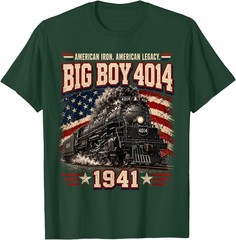 Big Boy 4014 Vintage Steam Locomotive Railroad Train Engine T-Shirt