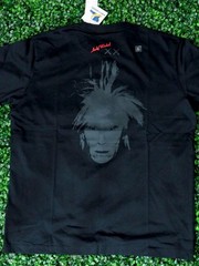 🔥Uniqlo KAWS x Warhol Men’s Black Rare Graphic Print T-Shirt Size XL