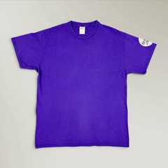 Trader Joe’s T-Shirt Short Sleeve Employee Crew Tee Purple Uniform Size Large