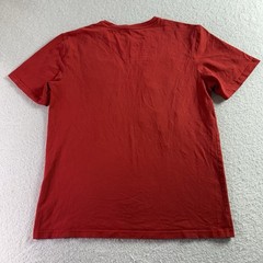 Roku Studio T-Shirt Men Size M Embroidered Tear Drop Eyes Deep Red
