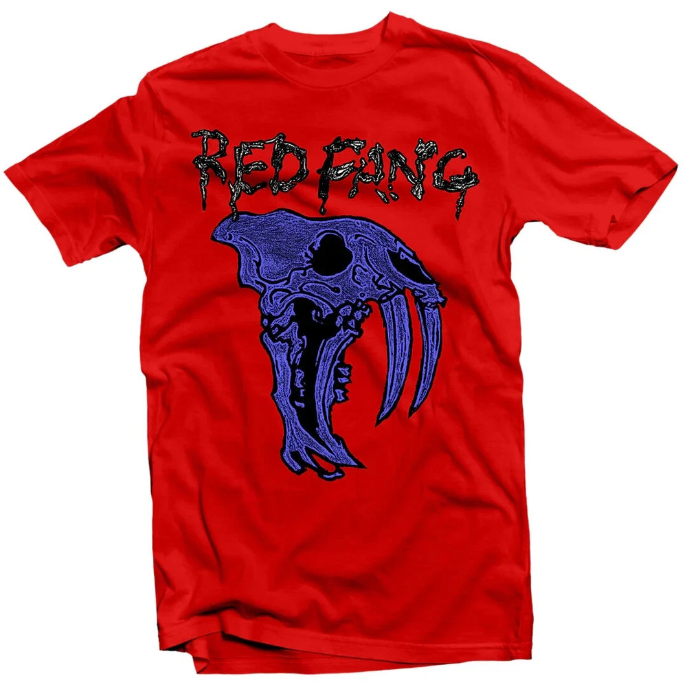 RED FANG Deep Cuts Red T-Shirt NEW RED Short Sleeve Unisex