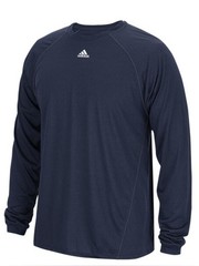 adidas Climalite Long Sleeve Tee Collegiate Navy