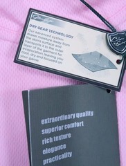 NWT GLEN ECHO vtg pullover t-SHIRT performance mock men small shirt wicking pink