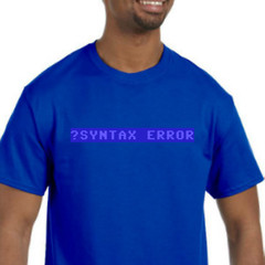 Syntax Error T-Shirt NEW *Pick your color & size* Commodore 64 C64 VIC-20