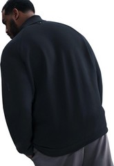 Nike 24.7 ImpossiblySoft Men’s Dri-FIT 1/2-Zip Top (HQ6953-010, Black/Dark Smoke