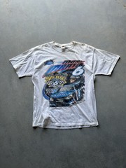 Y2K Mark Martin NASCAR Shirt XL White Blue Graphic Streetwear Viagra Racing
