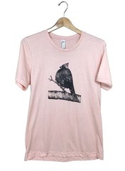 JCs Wildlife Cardinal Heather Shirt (Peach, Small)