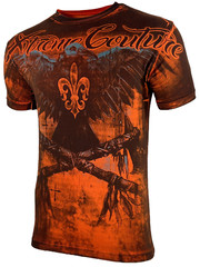 Xtreme Couture By Affliction Men’s T-shirt Darkside Biker Red Tattoo S-5XL