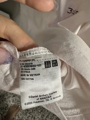 2020 Uniqlo UT Daniel Arsham Pokémon Jigglypuff Men’s White L Cotton Crew Tee