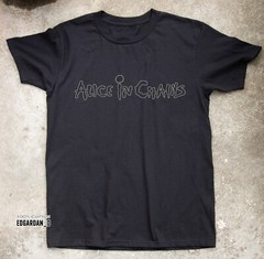 Alice In Chains Classic Logo Rock Band Black Unisex T-shirt Size S-5XL