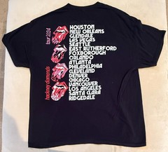 ROLLING STONES 2024 Shirt – ’24 Carat Hackney Diamonds Tour Black SIZE LARGE