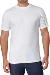 NWT 5 Pack Kirkland Signature Men’s L Crew Neck T-Shirts Cotton Tagless F1272