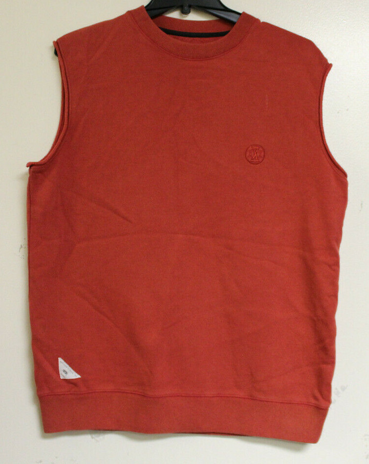 10.Deep Mens Red Fleece Sleeveless Shirt “Terrible Tenth Division” Size 2XL