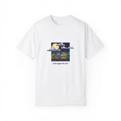 Funny Graphic White T-Shirt, Pixel Car Art Tee, Gift For Friends