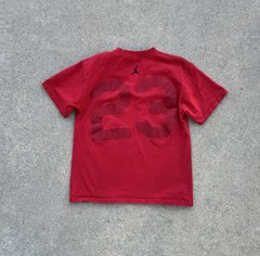Y2K Vintage Nike JORDAN red jumpman 23 logo basketball cotton t-shirt Men’s Med