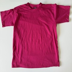 Vintage 90s Fruit of the Loom T-Shirt Mens Medium Single Stitch Plain Blank Tee