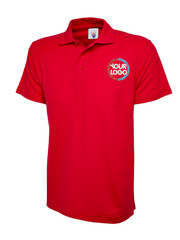 Custom Embroidered Polo Shirt Uneek UC101 Personalised Workwear Poloshirt T