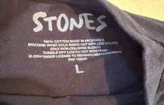 ROLLING STONES 2024 Shirt – ’24 Carat Hackney Diamonds Tour Black SIZE LARGE