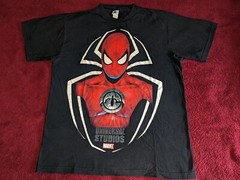 Universal Studios Spiderman Graphic L Shirt Marvel Ride 2009 Theme Park