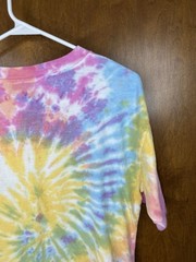Vintage Santa Monica California Pier T Shirt Tie Dye Unisex Adult Size Small