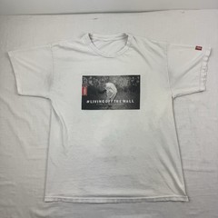 Y2K Vans #livingoffthewall Documentary T Shirt Adult Medium 2014 Thrashed Stains