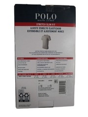 3 PACK POLO RALPH LAUREN STRETCH SLIM FIT COTTON GRAY BLACK CREW NECK T SHIRTS