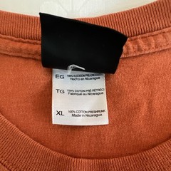 Moab Utah Souvenir Graphic T-Shirt Men XL Burnt Orange Petroglyph Rock Art Tee