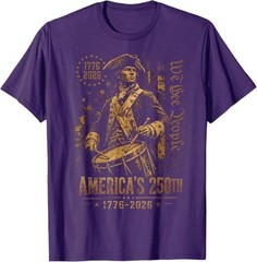 America’s 250th Anniversary Revolutionary Soldiers Patriotic T-Shirt