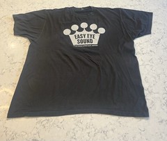 Easy Eye Sound Black Graphic T-Shirt Tultex 3XL Pre-Shrunk 100% Cotton Mexico