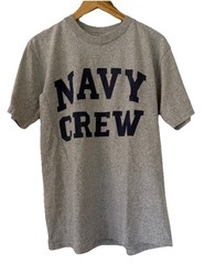 VTG 80s 90s US Navy Naval Academy Crew Rowing Team T Shirt SZ M Single Stitch