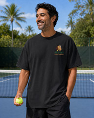 40-Love & Unbothered Capybara Tennis T-Shirt, Cute Tennis Gift Tee