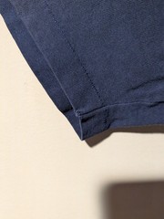 VTG University of Oxford T-Shirt Navy Blue Embroidered Crest Collegiate XL