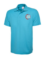 Custom Embroidered Polo Shirt Uneek UC101 Personalised Workwear Poloshirt T