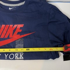 Men’s Nike Navy Blue / Red Swoosh New York Shirt NWT Sz S