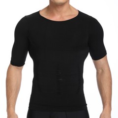 Mens Compression Shirt Slimming Body Shaper Tight Tank Top Breathable Underwear