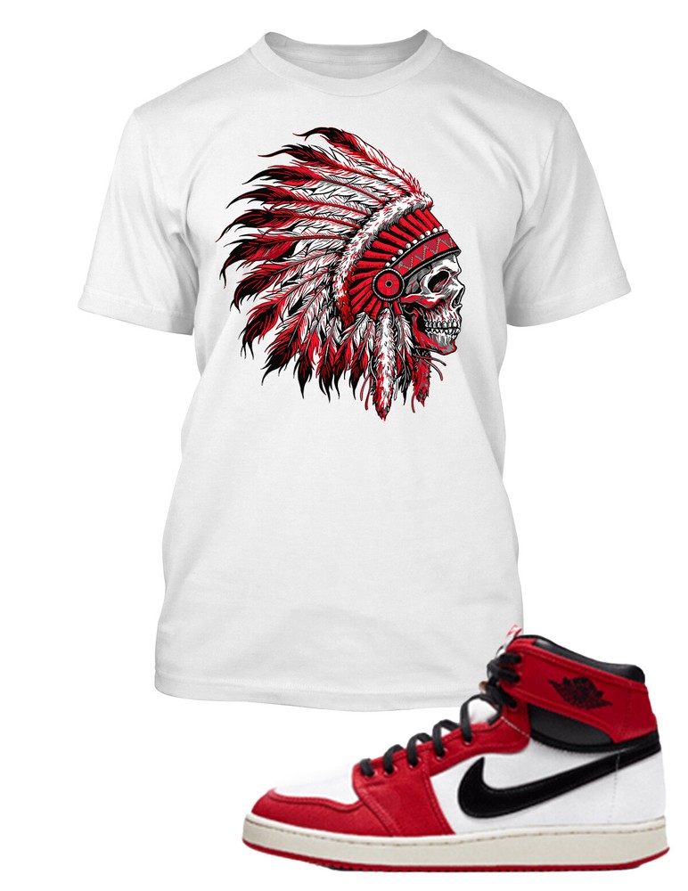 Retro Sneaker Chieftain Tee Shirt Graphic Street wear Big and Tall Small
