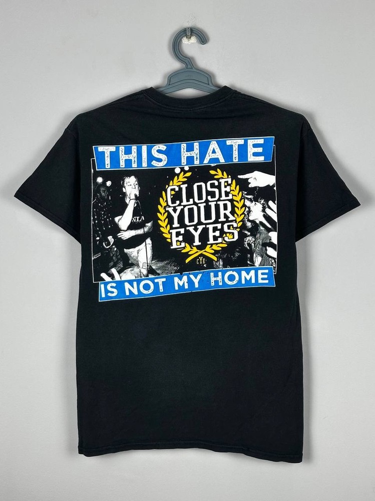 Vintage Close Your Eyes Hardcore Band T Shirt Size M