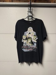Vintage 90s Bubblegum Crisis Tee Shirt size L Black Anime Promo