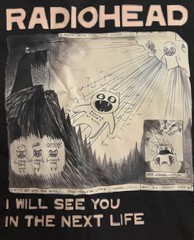 Radiohead Tshirt Amnesiac Era Print Short Sleeve Black T-Shirt BRAND NEW