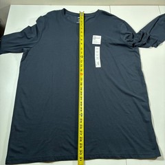 NEW Sonoma Long Sleeve Tee Mens 3XLT Tall Blue Supersoft Crewneck Cotton Blend
