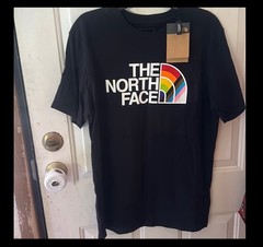 THE NORTH FACE MEN’S LIMITED EDITION SHORT SLEEVE PRIDE TEE: BLACK: NWT: SZ M