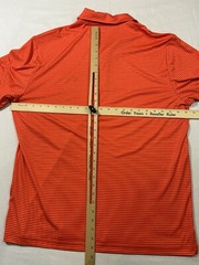 Greg Norman Attack Life Play Dry Short Sleeve Golf Polo Shirt Mens XL Orange