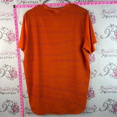 adidas T-shirt top stretchy Orange Short-Sleeve Athletic Tee