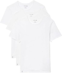 Lacoste Men’s Cotton Slim Fit Crew Neck T-Shirts (3 Pack)