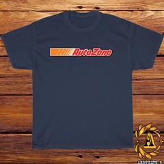 Autozone Logo Black/ Grey/ White/ Navy / Red T-Shirt Size S-5XL