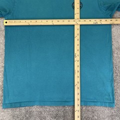 PATAGONIA Men T-Shirt Built To Endure Mountains Graphic Outdoor Teal Size Medium