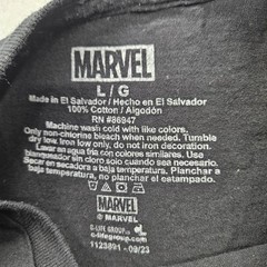 Spyder Man & Venom Marvel Men’s Large Printed Graphic Black T-Shirt