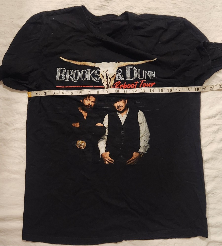Brooks & Dunn Reboot Tour Merch Concert Shirt 2021 Size XL Country Western Music