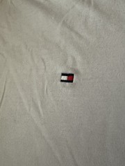 Tommy Hilfiger Mens White Short Sleeve Logo T-Shirt Regular Fit M