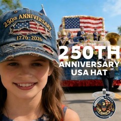 USA 250th Anniversary Hat 1776-2026 – USA Patriotic Baseball Cap, Adjustable …